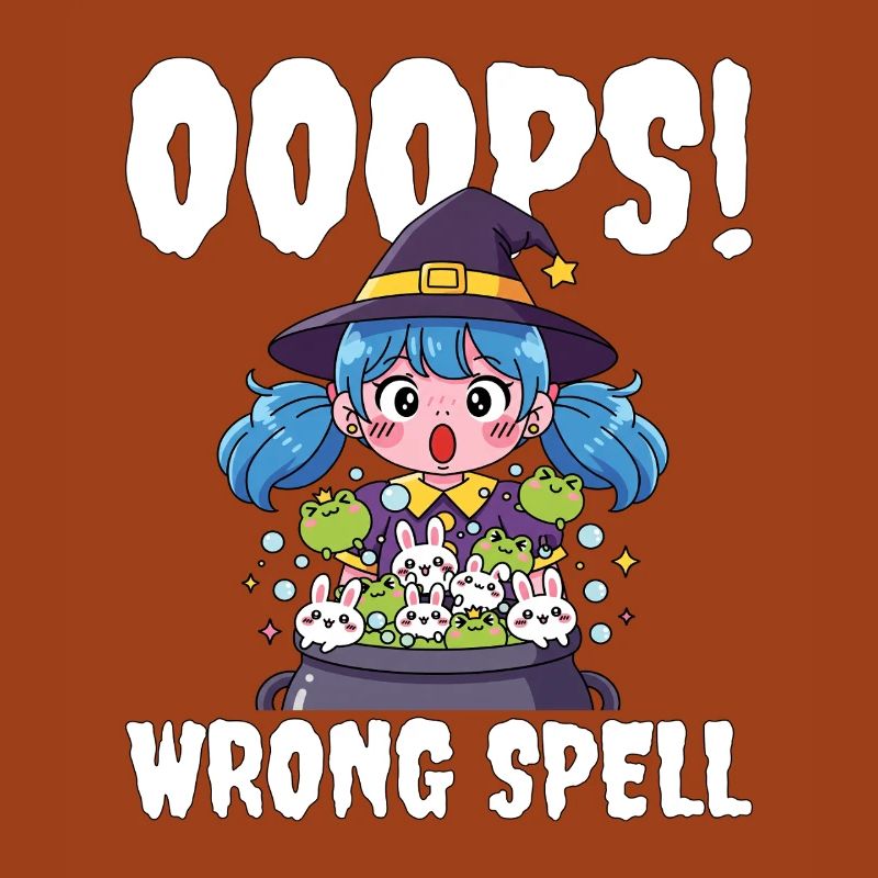 OOOPS! WRONG SPELL - WITCH HALLOWEEN