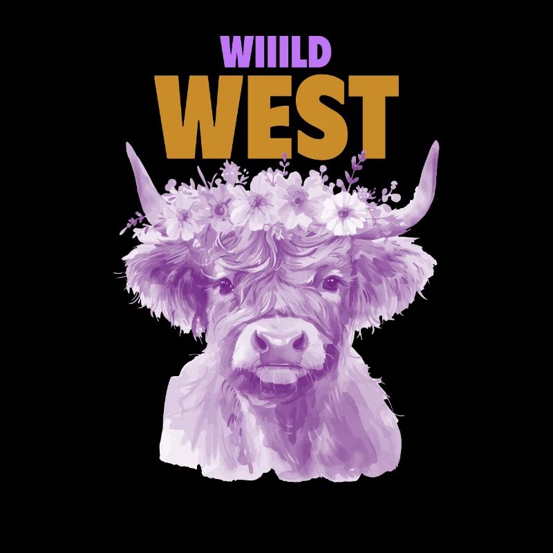 WILD WEST COW VIOLET