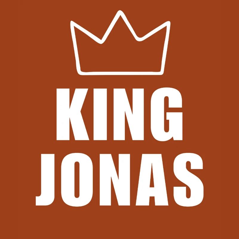 Jonas Name mit Buchstabe J - King Crown Hemd