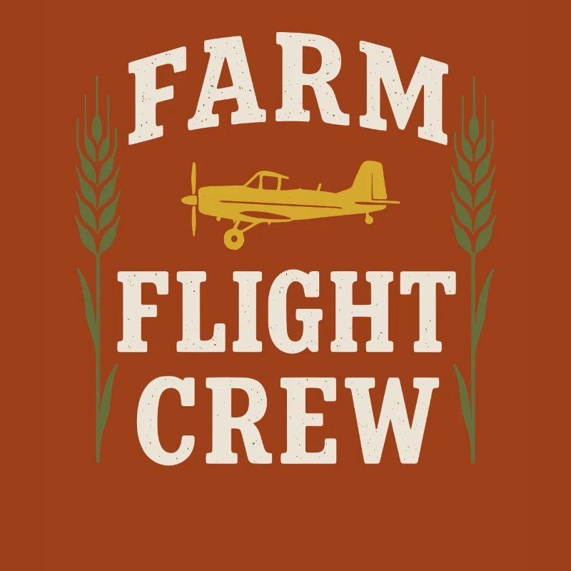 Ländliche Luftfahrt Landwirtschaft Pilotgeschenk