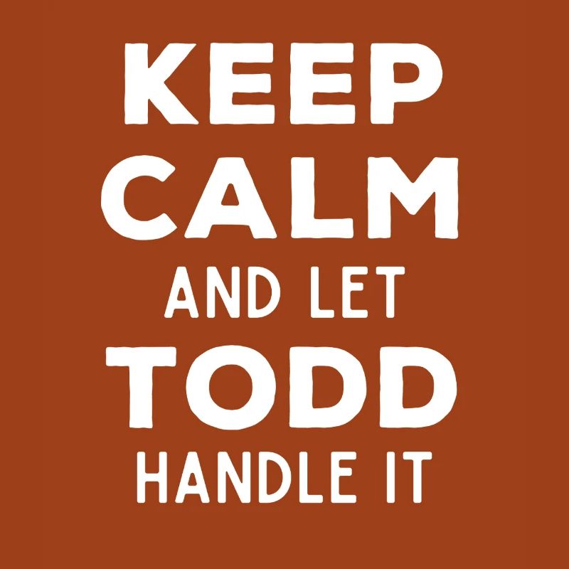 Keep Calm Lass Todd das regeln Lustiger Spruch