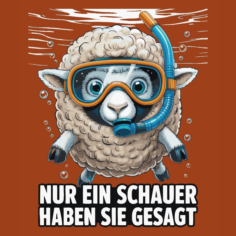 Nur ein Schauer – Lustiges Schaf Design