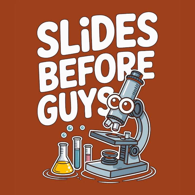 Lab Technician Slides Before Guys Laboratory Work