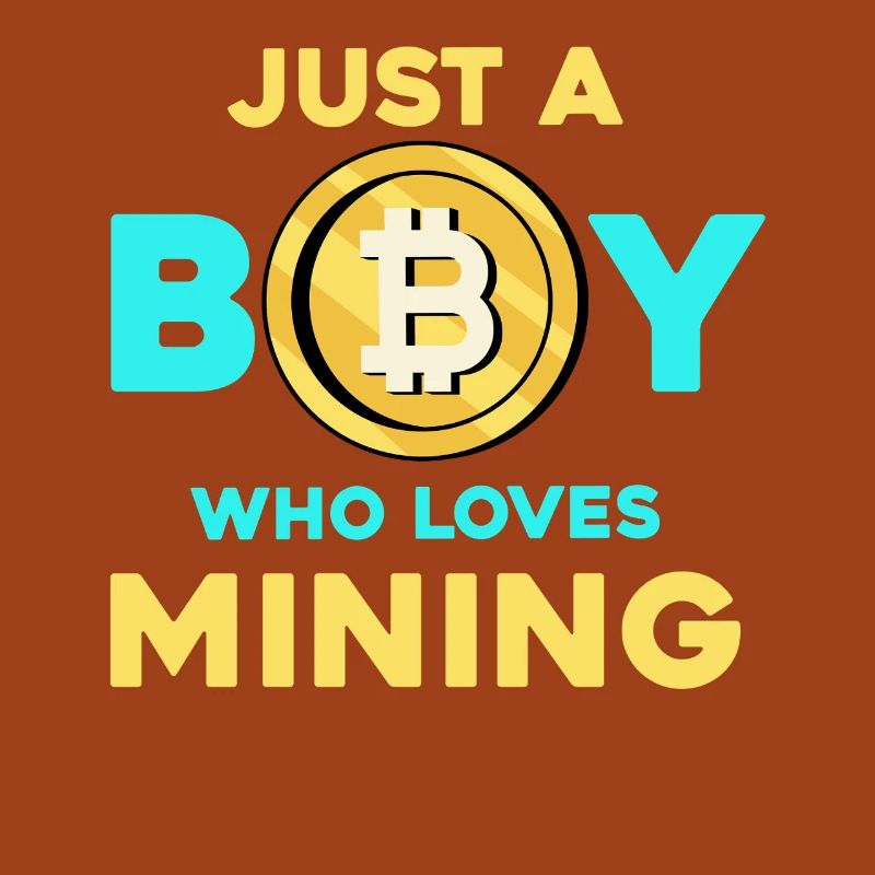 Krypto Mining Junge – Bitcoin Leidenschaft