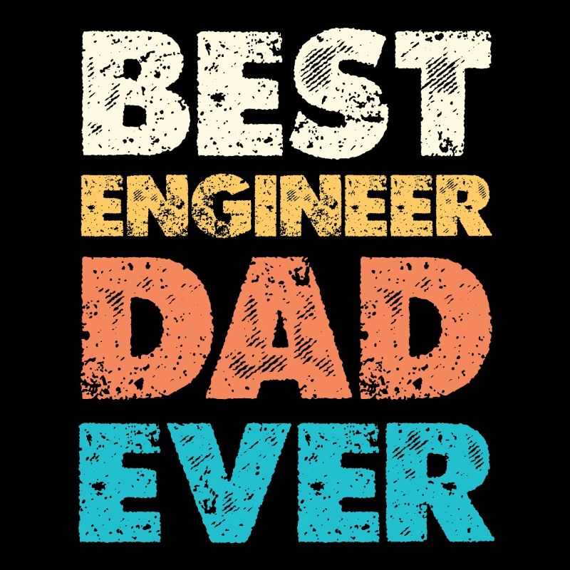 Best Dad Ever Farbblock