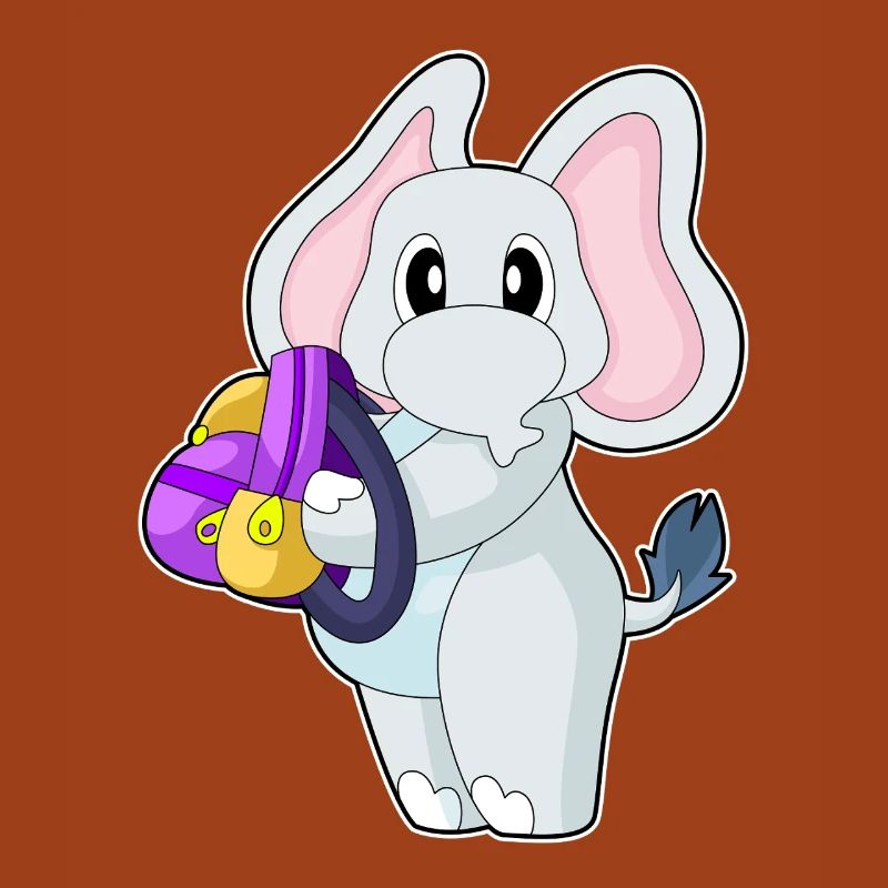 Elephant Student Backpack School