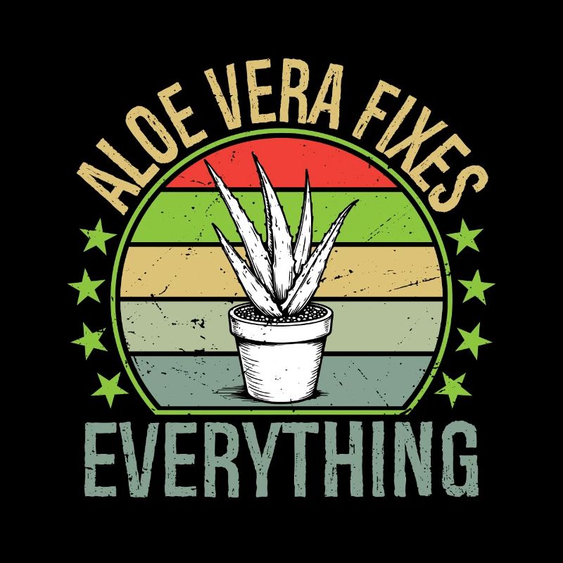 Aloe Vera Fixes Everything Funny Succulent Gard