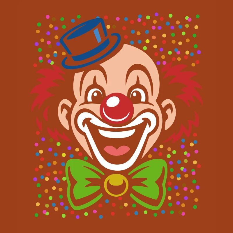 Clown de Carnaval | costume coloré de carnaval