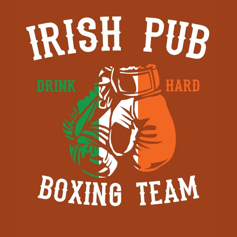 Irisches Pub-Boxteam