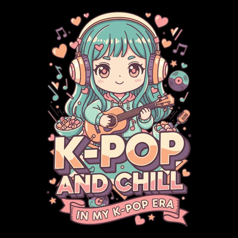 K-Pop et Chill dans ma musique coréenne à l’ère K-Pop