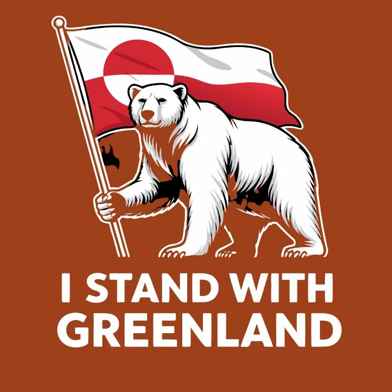 Grönland Eisbär Flagge