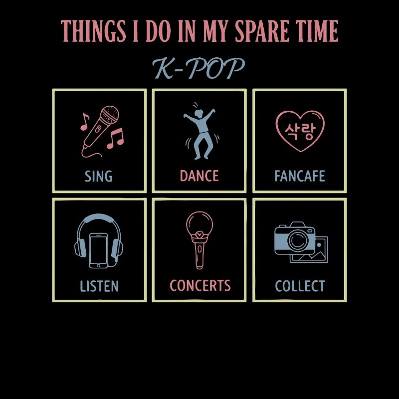 Choses que je fais pendant mon temps libre : la danse chantée de la K-pop