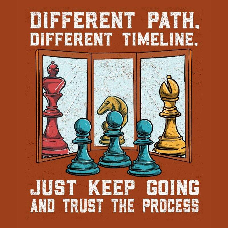 Chess path: Different way, confidence in the procedure