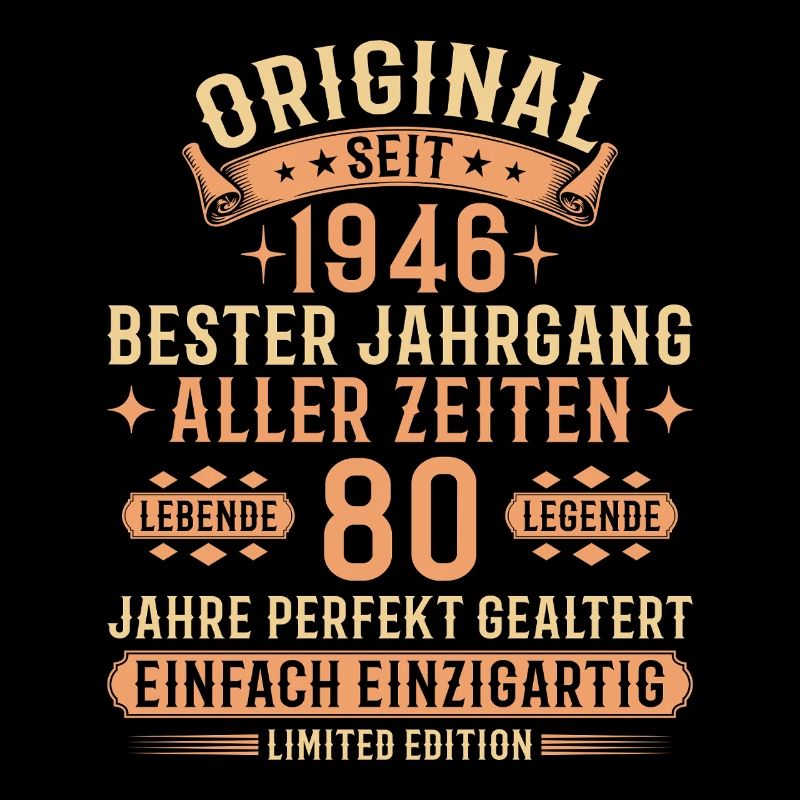 80th Birthday 1946 Vintage Legend Gift