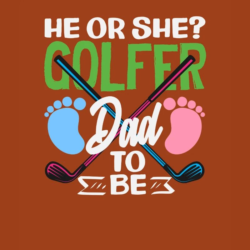 He Or She Golfer Dad Gender Reveal