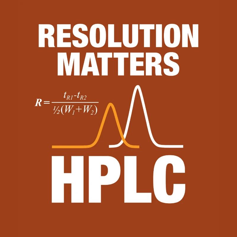 HPLC Peak Resolution Performance Chromatography