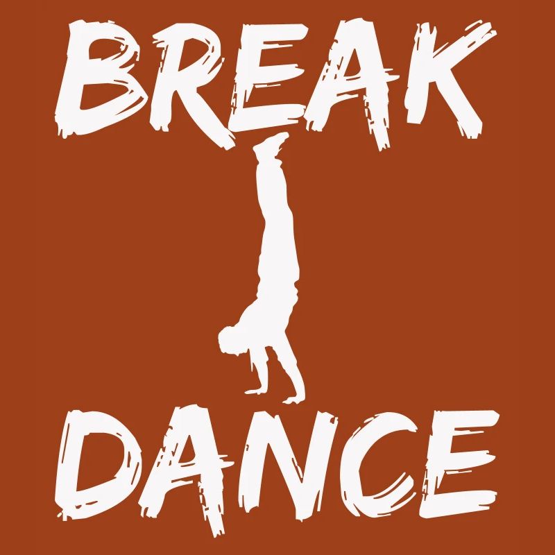 Breakdance Silhouette Motiv