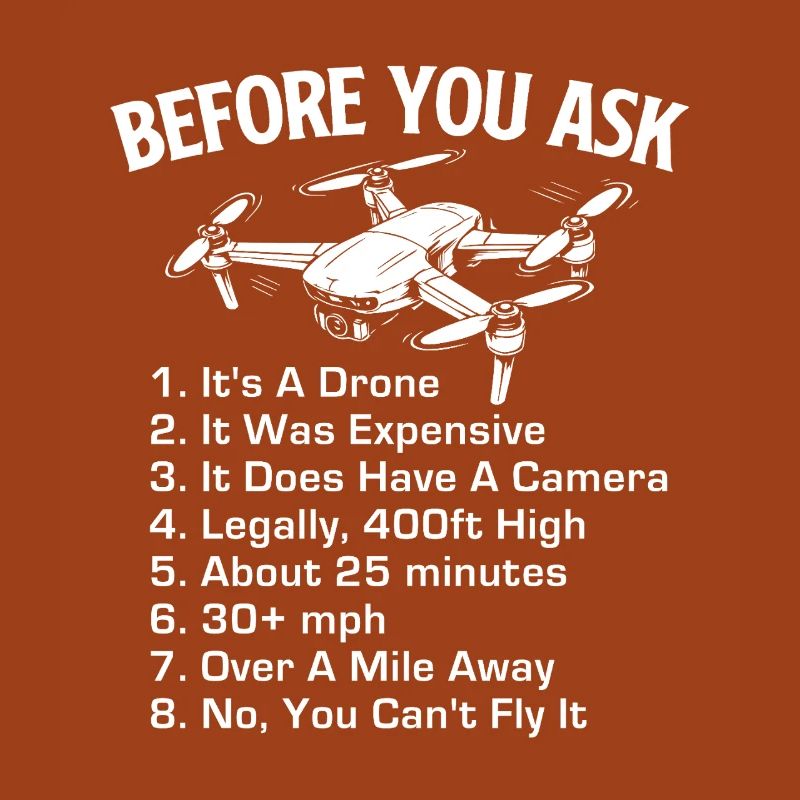 C’est un FAQ sur les drones Pilote Humour