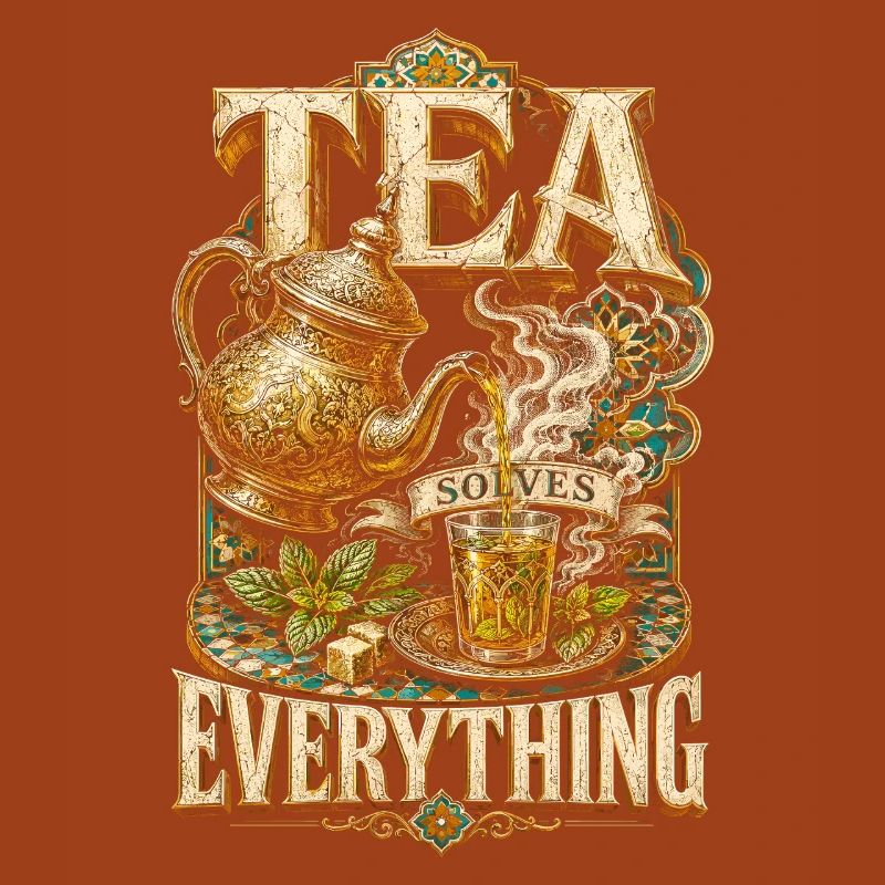 Moroccan Morocco Tea Solves Everything