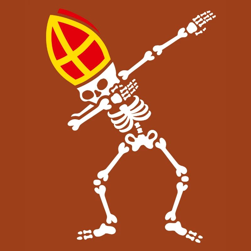 Dab Sinterklaas dab squelette Saint dabbing dabbing