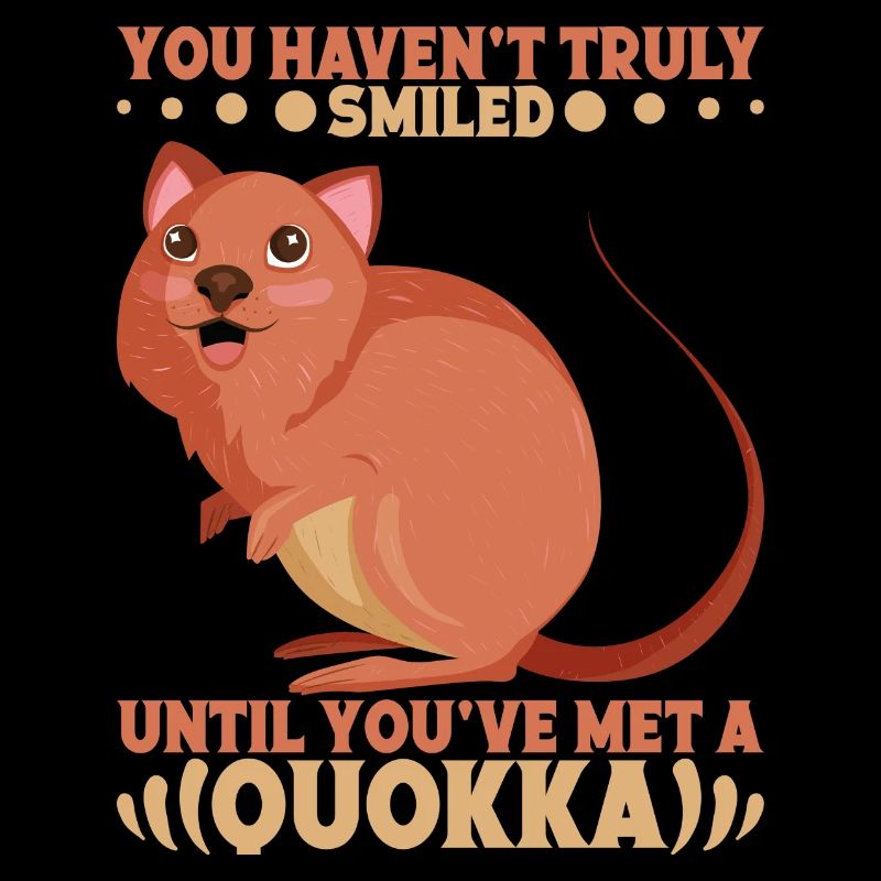 Tu n'as pas encore vraiment souri, Quokka.