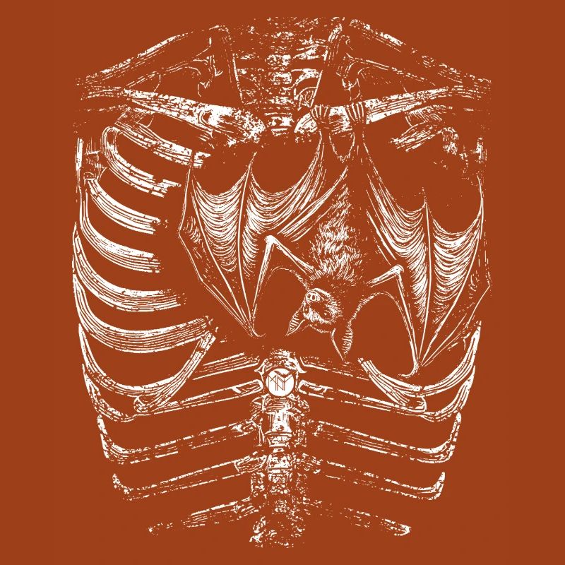 X-Ray Skeleton Body with Bat