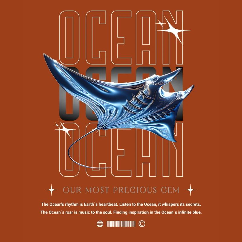 Trésor précieux de la Manta de l’Océan