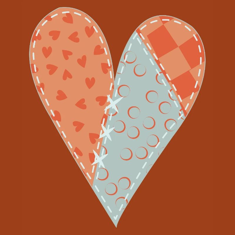 Patchwork Herz Nr. 12