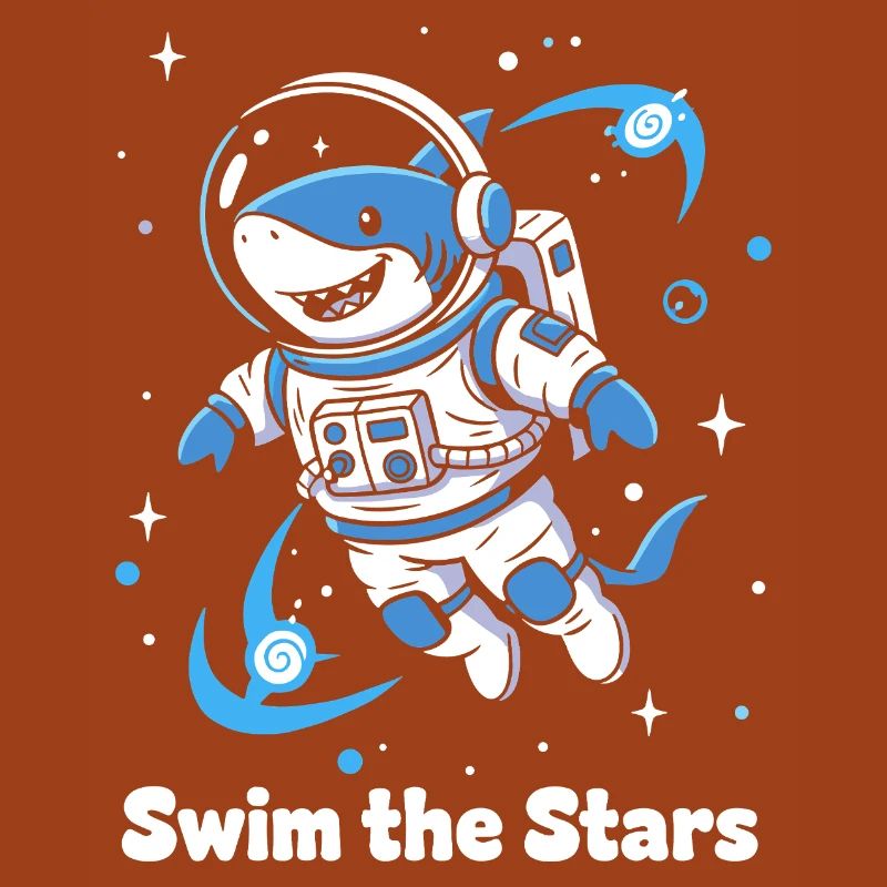 Astronaute requin de l’espace