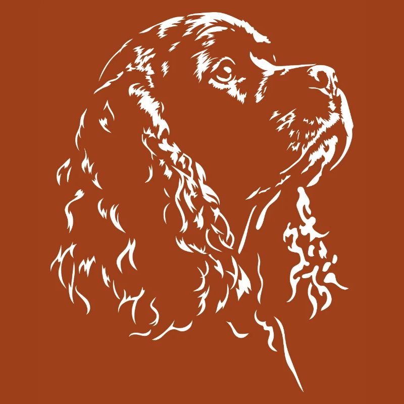 Chiens en silhouette du cocker espagnol américain Wilsigns