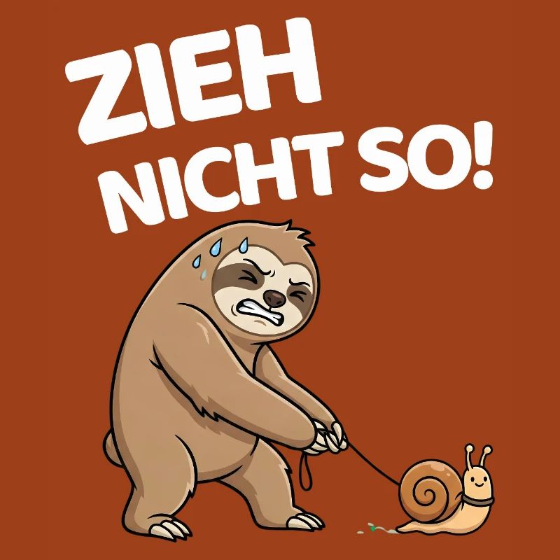 Don't pull so sloth with snail