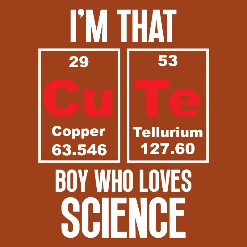 Ich bin dieser süße Junge, der die Wissenschaft liebt