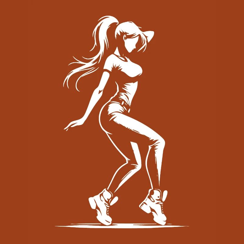 Danseuse de danse de rue – Design cool