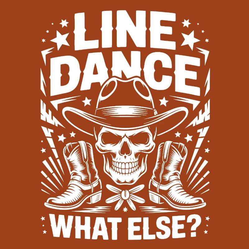 Line Dance Schädel Western