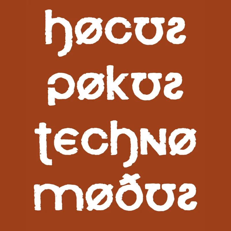 Hocus Pocus Techno Modus Font