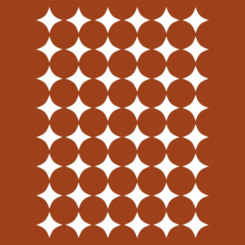 Polka Dot Grid: Bold Black Circles