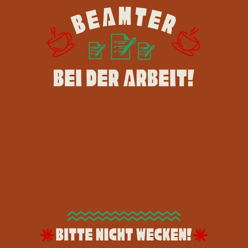 Schlafender Beamter