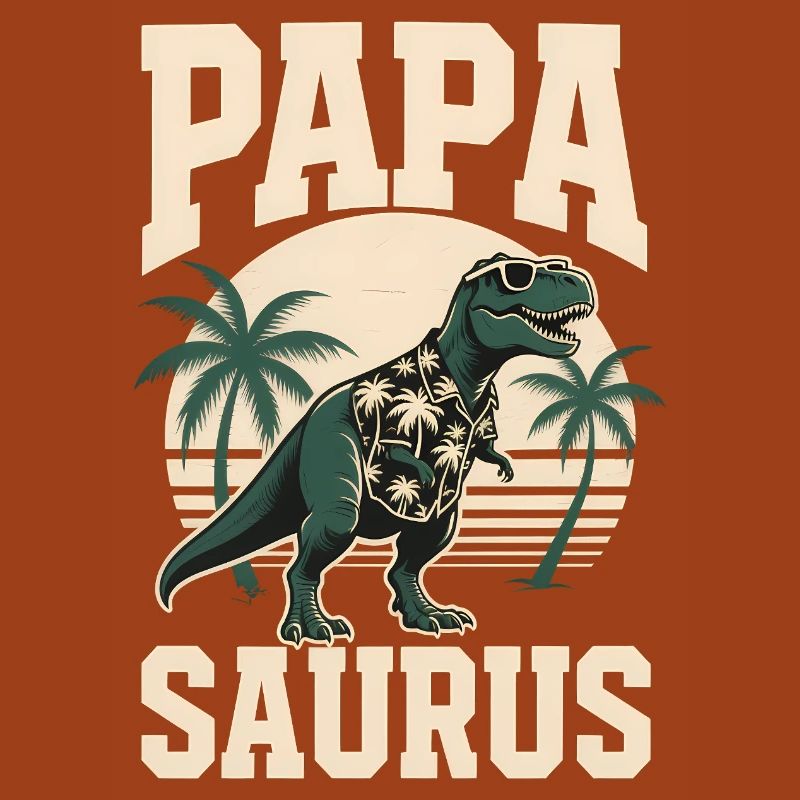 Papa-Saurus Rex Dinosaurier Vatertag Geschenk