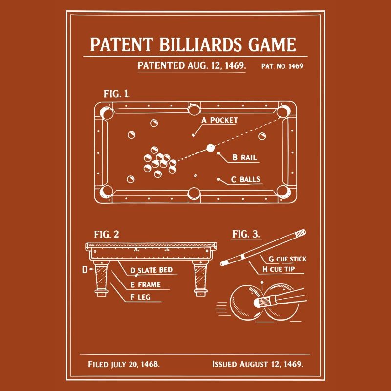 Patent-Billard-Bauplan