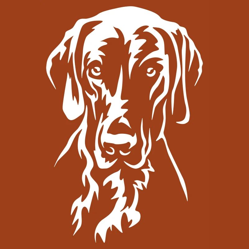German Shorthair Head "Black Edition"