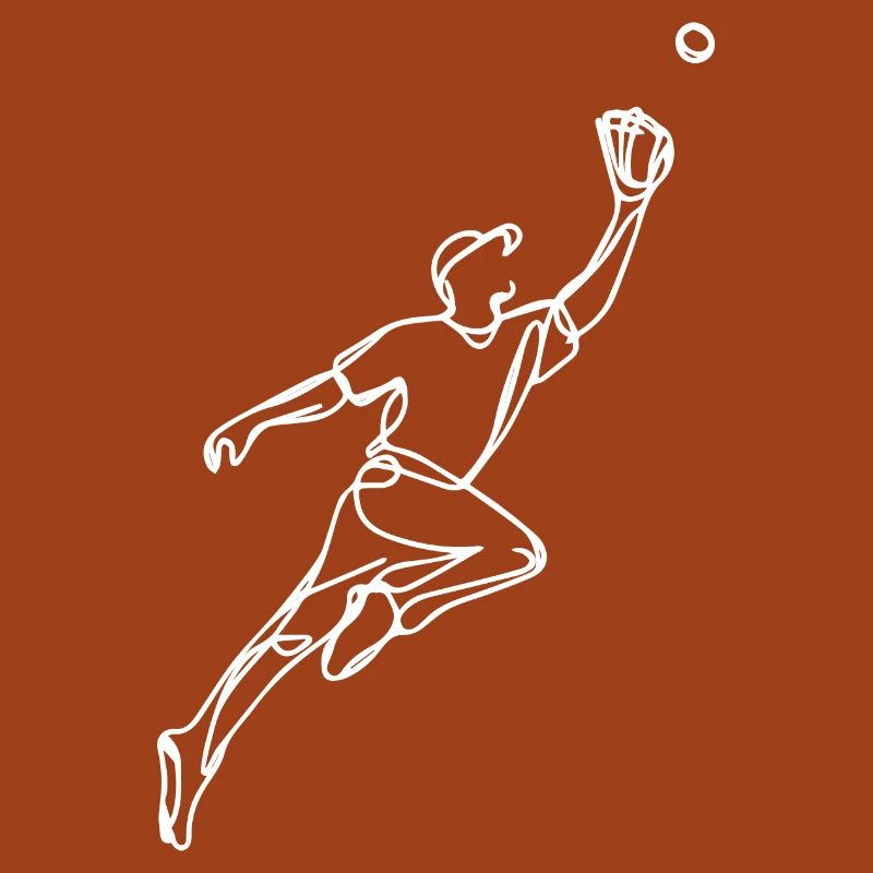 Baseball player drawing