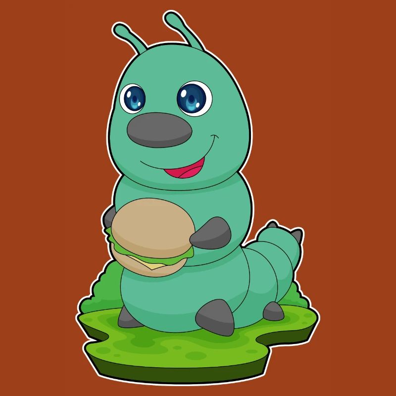 Raupe Cheeseburger