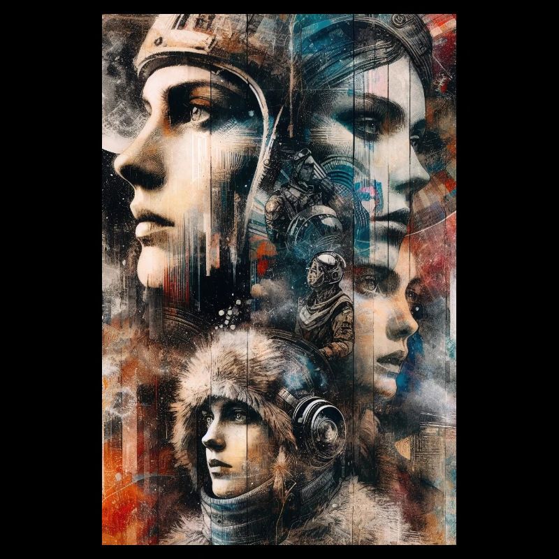Exploration cosmique abstraite : les visages de l’avenir