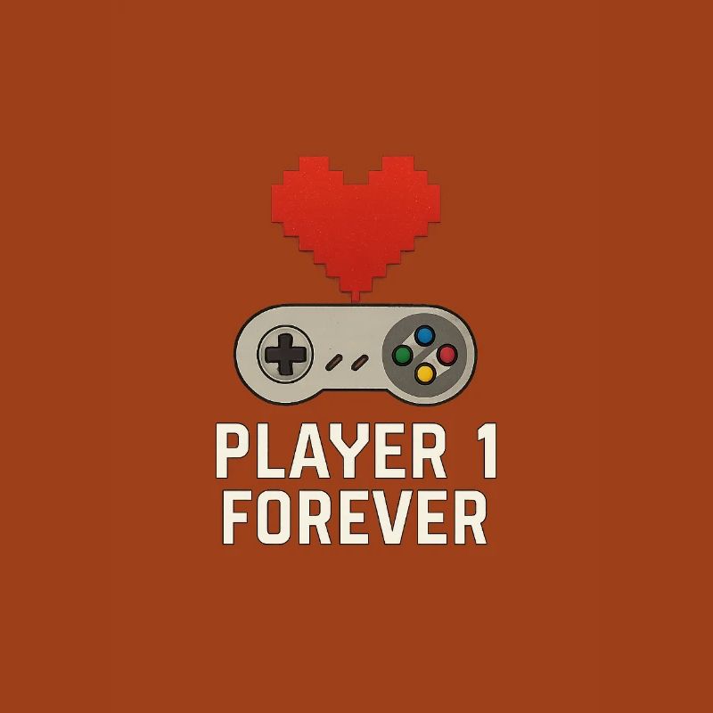 Retro-Gaming-Herz-Design