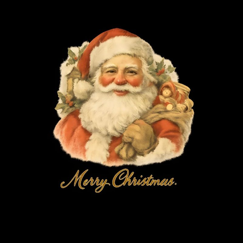 Weihnachtsmann mit Teddybär