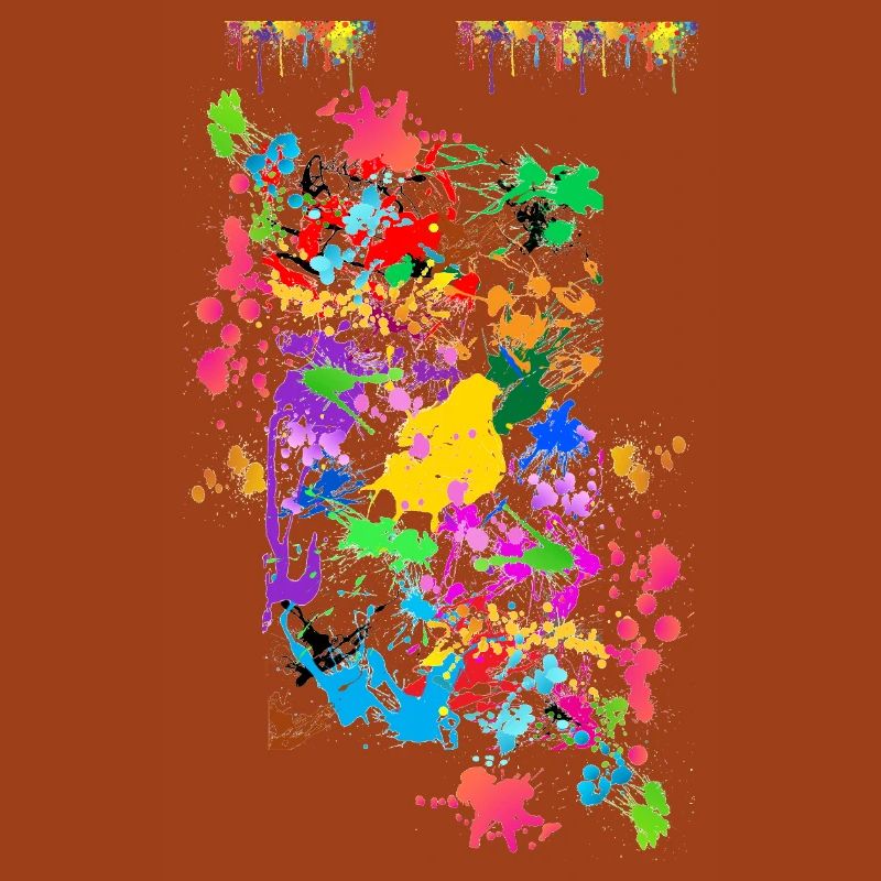 Éclaboussures de couleurs abstraites