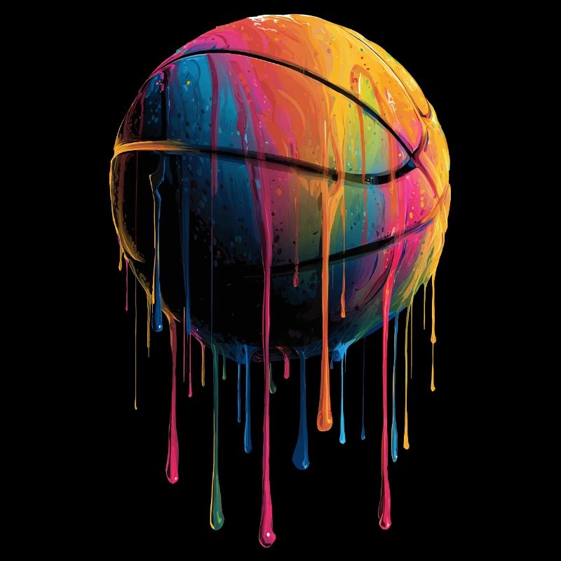 Basketball Buntes Dripping