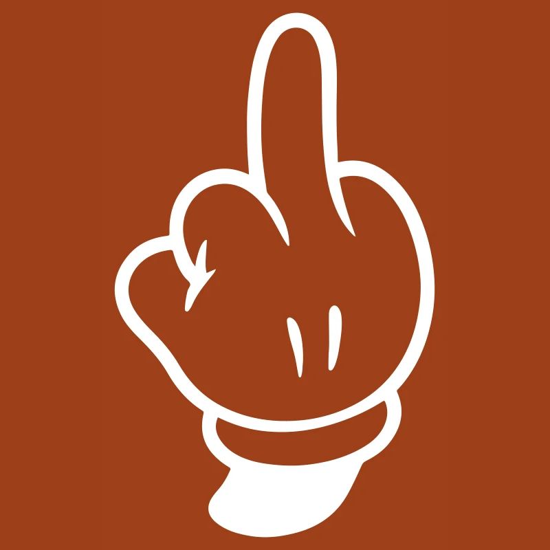 Mittelfinger Hand Comic