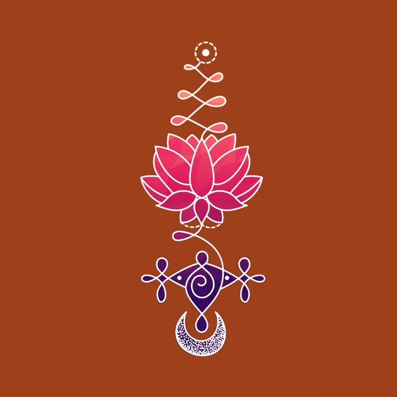 Ätherisches Lotusblütensymbol
