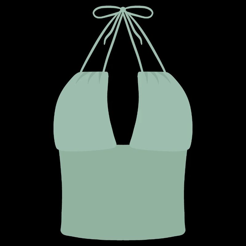 Haut bikini Mint Halter